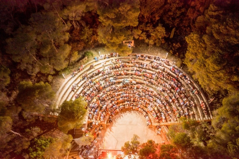 The open-air Theatre 