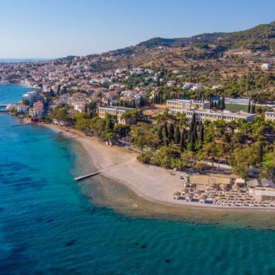 The beach in front of AKSS - the conference venue