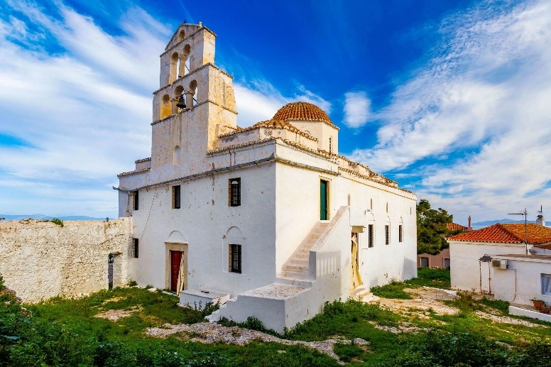 The Monastery of Agioi Pantes, built in 1803. 